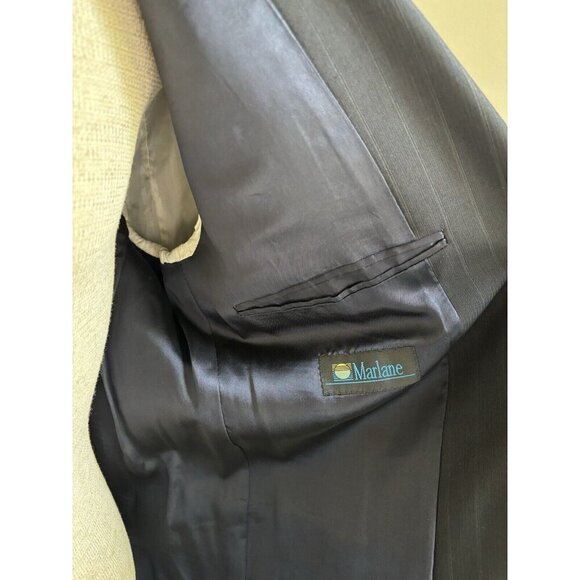 Missoni Sport Coat Men's 40-42R Wool Marlane Blazer Black Striped Made In Italy - Picture 8 of 8